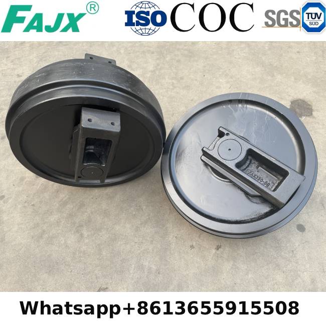 Quae materia pro otiosiore rota CAVATORIS ZAX350 adhibetur?